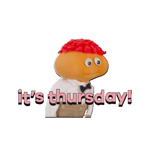 Weekend Thursday Sticker by Gerbert!