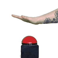 Panic Button Sticker by wundervoices