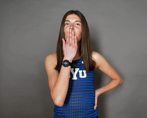 Celebration Abby GIF by BYU Cougars
