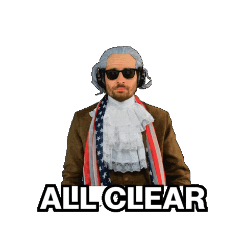 Its All Good Coast Is Clear Sticker