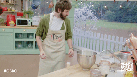 Bake Off Panic GIF by The Great British Bake Off