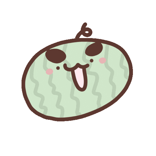 Gwatang_ giphyupload happy fruit watermelon Sticker