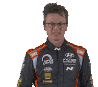 Hyundai Codriver Sticker by FIA World Rally Championship