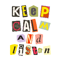 Listen Get It Together Sticker