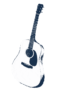 Guitar Martin Sticker