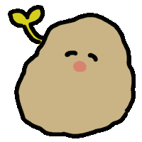 Fruit Potato Sticker by kupaberu