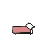 Tired Fall Sticker