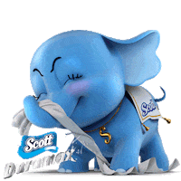 kimberly clark wink Sticker by ScottLAO