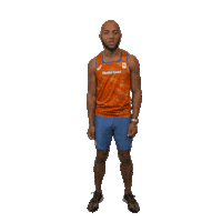 AtletiekunieNL thumbs up oranje sprint teamnl Sticker