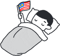 Independence Day Sleep Sticker by nothingwejun