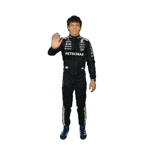 Waving Formula One Sticker by Mercedes-AMG Petronas Formula One Team