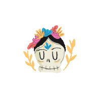 Day Of The Dead Mexico Sticker by 360 Tour Toronto