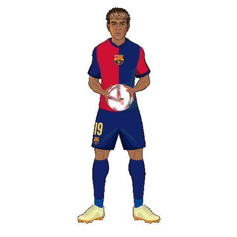 Fc Barcelona Football Sticker by SportsManias