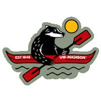 Lake Mendota Wisconsin Sticker by uwmadison