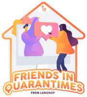 Friends Sticker by Lemonop