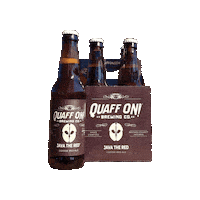 Coffee Beer Sticker by Quaff ON! Brewing Company