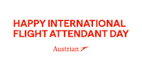 Flightattendant Faday Sticker by Austrian Airlines