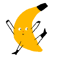 kbillustration dance dancing yellow silly Sticker