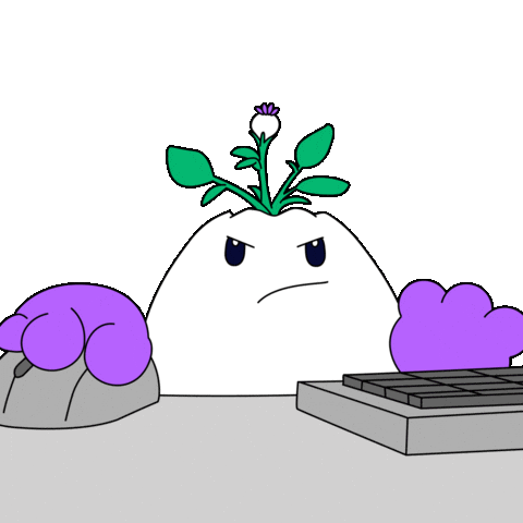 Working Hard Lets Go Sticker by Magic Eden