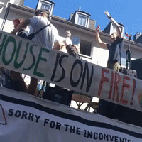 Climate Change Protesters Rally in Aachen, Germany