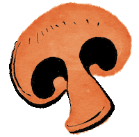 Mushroom Sticker by Bareburger