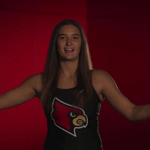 College Sports Sport GIF by Louisville Cardinals
