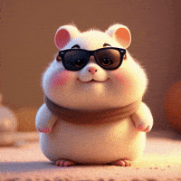 lilHammy happy hi hamster cute hamster GIF