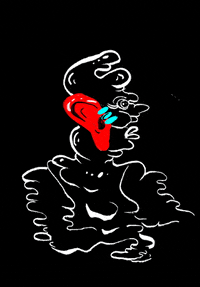 head hand drawn GIF by Jamie Wolfe