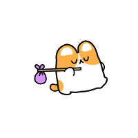 Puppy Go Sticker