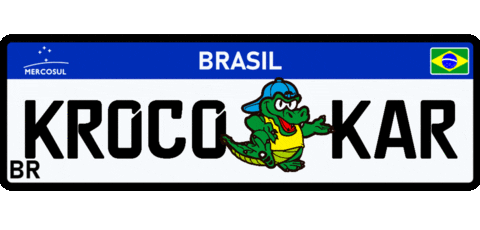 Crocodile Placa Sticker by Krocokar