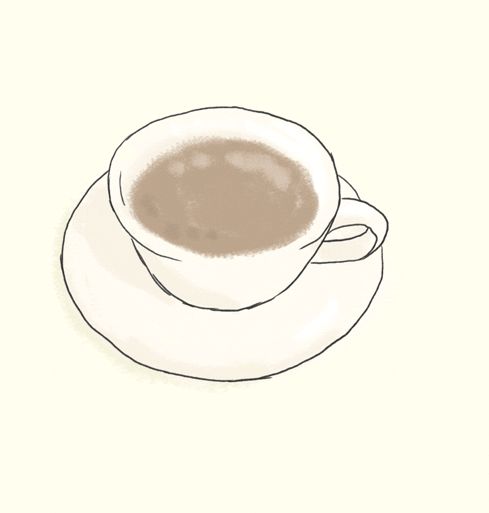 animation coffee GIF by Lisa Vertudaches