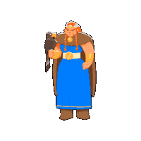 Card Game Warrior Sticker by Helvetiq