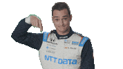 Pointing Down Sticker by INDYCAR
