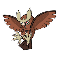 Gen 2 Noctowl Sticker by Pokémon
