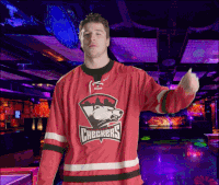 mitchell heard dancing GIF by Charlotte Checkers