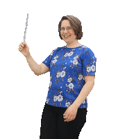 wendolienkrulmuziek conductor baton dirigent precies Sticker