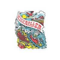 Roll Rolling Sticker by Highroller Lobster Co.