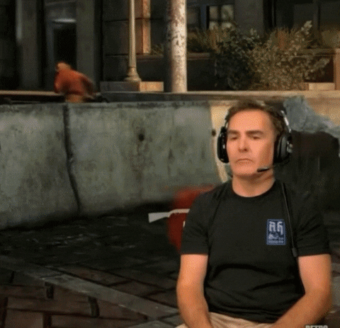 RETROREPLAY giphyupload on fire the last of us nolan north GIF