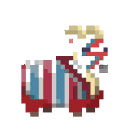 subpixel ready goat bowie bolt Sticker