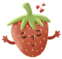 Summer Strawberry Sticker
