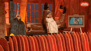 eva de roo linde merckpoel GIF by Studio Brussel