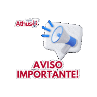 Ingles Aviso Sticker by Athusidiomasbrasil