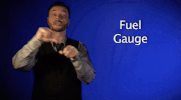 sign language fuel gauge GIF by Sign with Robert
