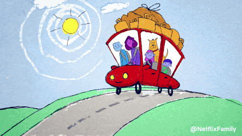road trip travel GIF by NETFLIX