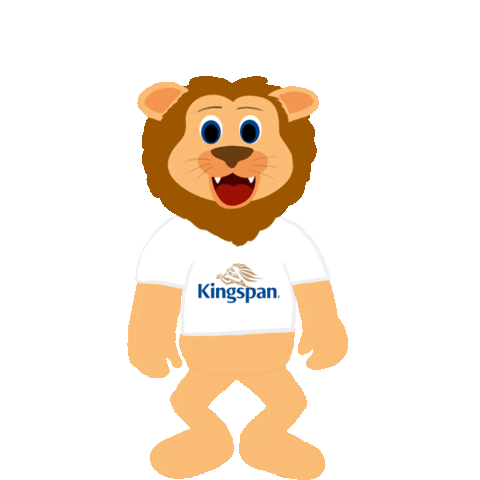 Happy Lion Sticker by Kingspan Insulation