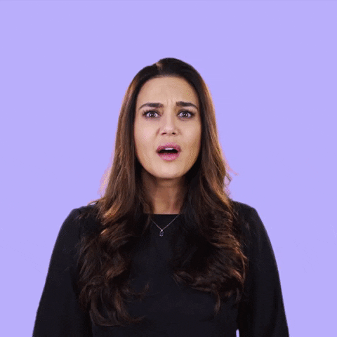 So Excited Wow GIF by Preity G  Zinta