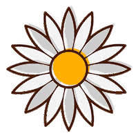 lauramorao26 design flowers purple flores Sticker