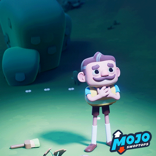 Scared Lets Go GIF by Mojo Swoptops