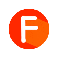 Orange Abc Sticker