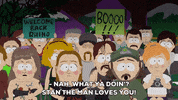 crowd group GIF by South Park 